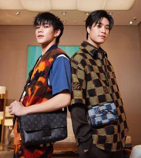 BT227-驴家可调节肩带搭扣开合 帆布拼皮革 斜挎单肩包（BT*MM）7.24直播款