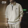 【衣柜"全能王" 两种穿法 自带层次感】JEEP SPIRIT刺绣半拉链卫衣 商品缩略图5