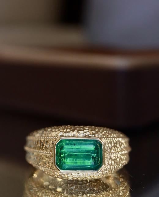 0.77ct刻面祖母绿戒指 商品图4