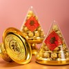 【送礼佳品❗️巧克力金字塔】香醇浓郁，乐享美味，香醇可口，满足您的味蕾！招财进宝节日贡品发财金沙球夹心巧克力拜财神礼中秋节礼物L-d 商品缩略图1