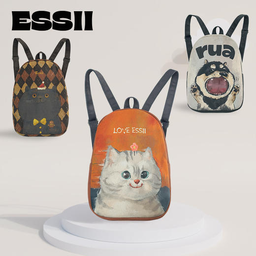 【买即赠随机挂件+随机卡包】完美款款 脏脏包 时尚卡通休闲百搭少女大容量印花双肩包 商品图3