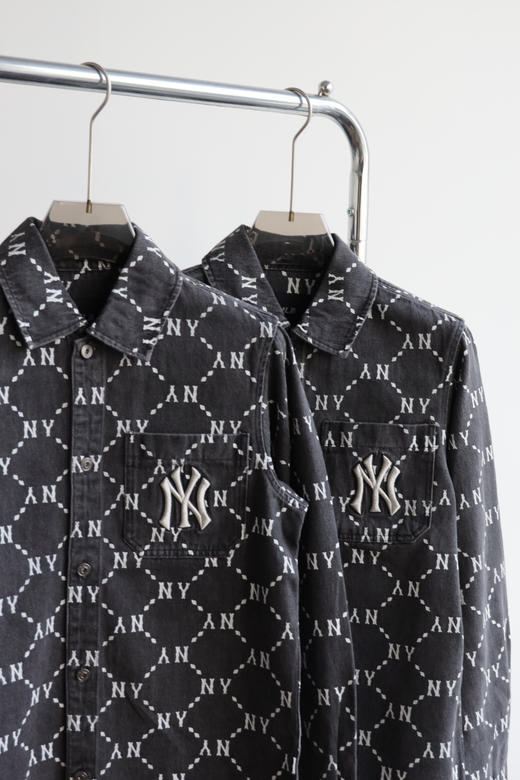 M1B DENIM系列情侣复古宽松牛仔外套长袖衬衫 WT877 商品图1