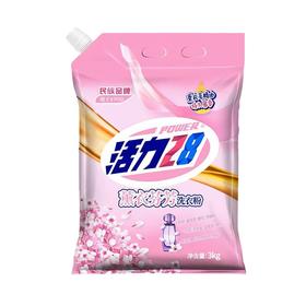 活力28薰衣芬芳洗衣粉带嘴袋装 3kg/袋
