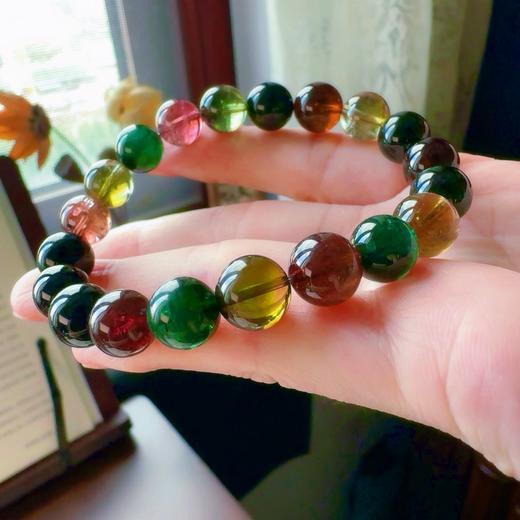 9.9mm单圈老矿碧玺手串 商品图2