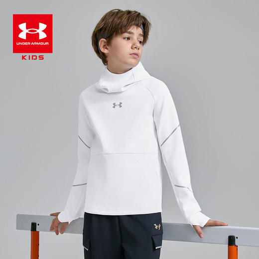 【12月-特惠福利】UnderArmour安德玛儿童25新款动感空气层连帽卫衣253103203 商品图6