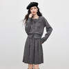 【09/03新品】熙世界格雷系灰色针织开衫连衣裙套装女秋季新款毛衣百褶裙两件套 商品缩略图4