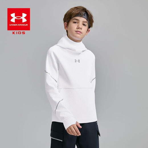 【12月-特惠福利】UnderArmour安德玛儿童25新款动感空气层连帽卫衣253103203 商品图4