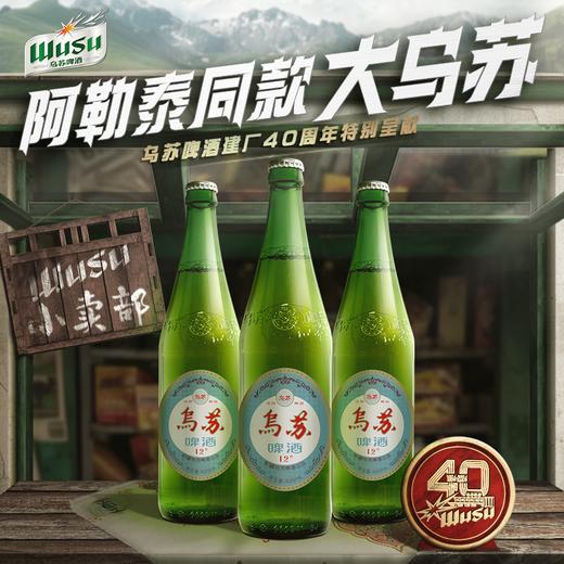大乌苏620ml*12瓶 40周年复古瓶阿勒泰同款大乌苏 商品图0