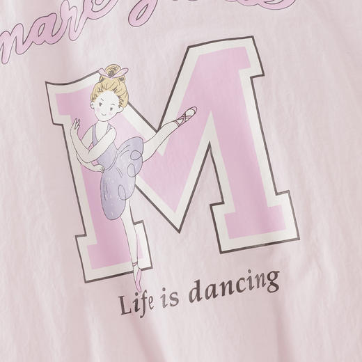 【无氟防泼水】马克珍妮女童芭蕾女孩夹棉拼色棒球服秋冬款551568 商品图2