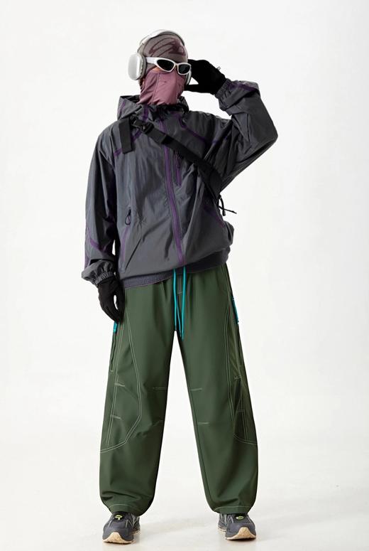 【防泼防污 抗皱耐磨 软糯透气】斯辰唯佳户外防风耐磨情侣裤（A31-788） 商品图0