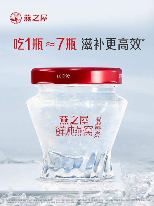 【半年/年套餐】燕之屋新一代鲜炖燕窝铂金款40g*336瓶 常温环保配送 燕窝 即食滋养营养 鲜炖燕窝 商品图4