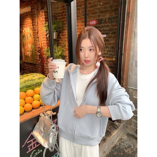 <曾小咸推荐>现货秒杀 ！微信超特价！韩系连帽卫衣外套 日常199.99 立减100 秒杀99.99！！ 商品图2