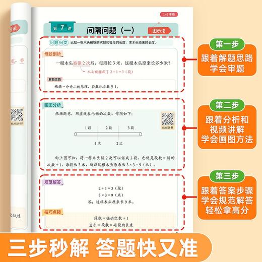 （会员）巧用画图法【秒解应用题+计算+几何】（送练习册 ）小学1-6年级数学画图法秒解计算题几何思维拓展 商品图4