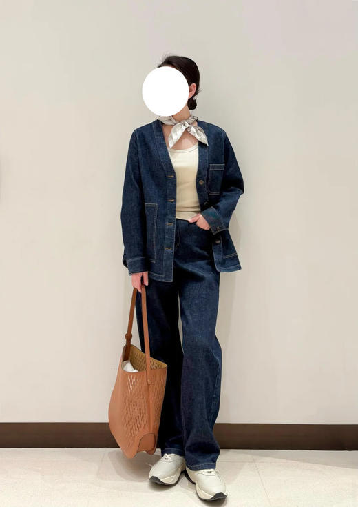 【高品质私服】【IC棉弹牛仔V领外套+牛仔裤】解构经典，穿出酷飒新哲学，弹力持久，柔软舒适N1247/N1248-CC【无标出货 介意慎拍】 商品图7