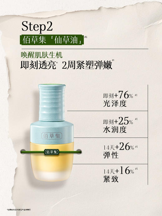 【新品尝鲜·仙草水光CP】佰草集修源五行系列（仙草露30ml+仙草油5ml） 修护保湿紧致舒缓精华水 以油养肤 面部护肤精华油 商品图3