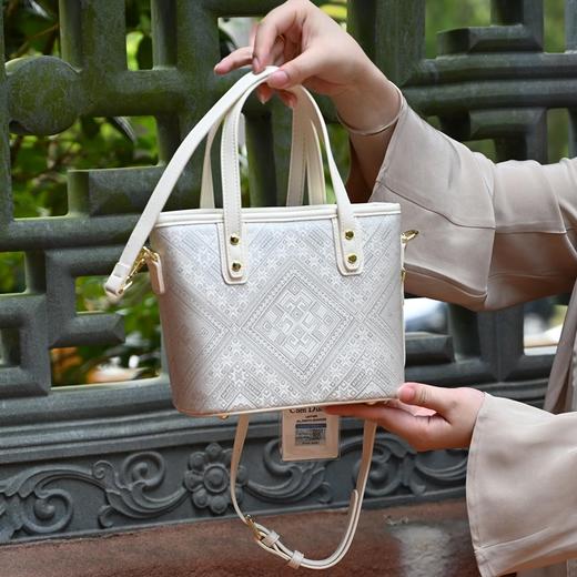 【广西非遗】万吉纹壮锦包托特包女手提包民族风通勤包 商品图7