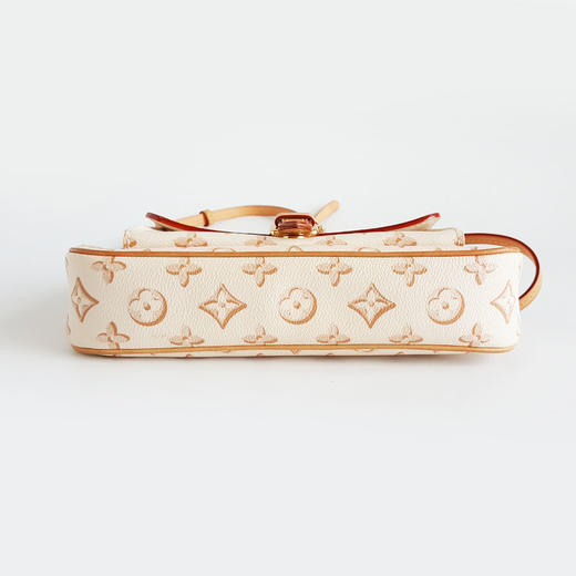 【95新】LV路易威登沙丘色复古白老花Maxi Multi Pochette法棍包腋下单肩包女士现售价：9000！280825NJS01 商品图4