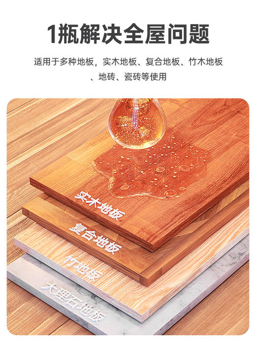 【芬兰百年品牌出品】asabath地板清洁剂 强力去污速干无痕 天然植萃 安全环保 99.9%除菌率 浓缩配方 1瓶=去污 + 除菌 + 留香 + 养地板 两种香型可选 500ml/瓶 商品图4