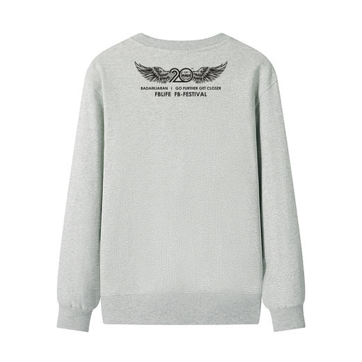 男士秋冬新款全棉圆领套头卫衣20周年英雄会团队服阿拉善队服B款 NMT-2236 商品图7