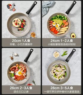 【春上新】10楼菲仕乐  德国🇩🇪进口瓷瑞天然陶瓷不粘煎锅20/24/26/28CM 吊牌价999-1299元     活动价 699-999元