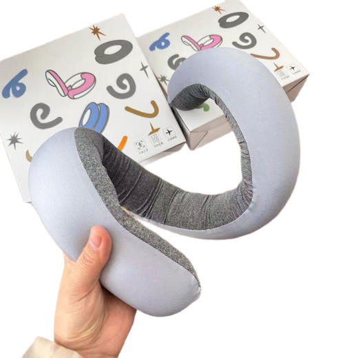 【百变螺旋枕护颈枕】u型枕飞机旅行枕 头颈椎睡觉护颈枕u型枕护颈枕 国庆假期出行 商品图3