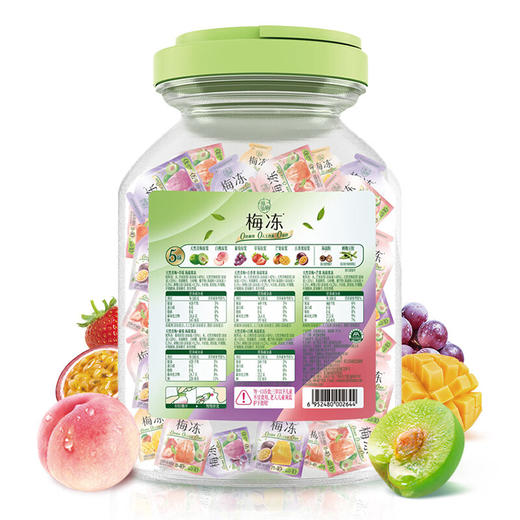 溜溜梅5味梅冻冻冻桶1.08kg 商品图3