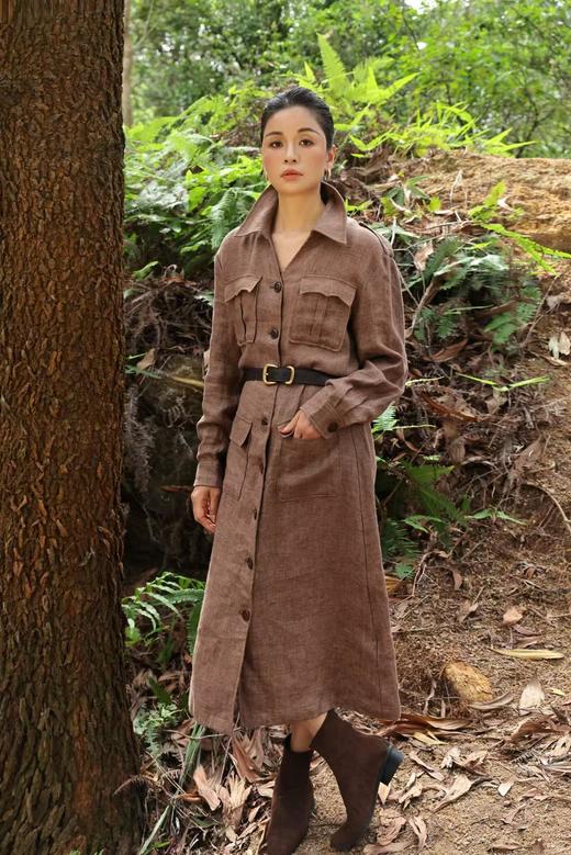 L57122#复古老钱风工装连衣裙 商品图0