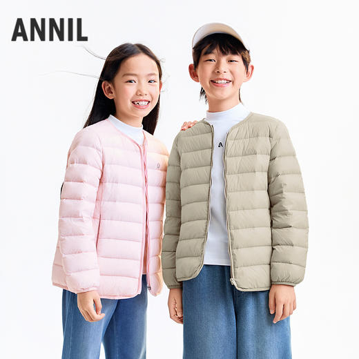 【实体店同款】男女童短款羽绒服冬季新款安奈儿童装AM545279 商品图1