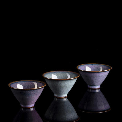 问鼎钧瓷铁胎斗笠杯（单杯） 商品图0