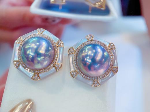 16-17mm马贝耳钉 商品图0