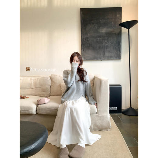 <曾小咸推荐>2.15现货秒杀 ！微信超特价！假两件拼接蕾丝针织衫 日常189.99 立减100 秒杀89.99！！ 商品图1