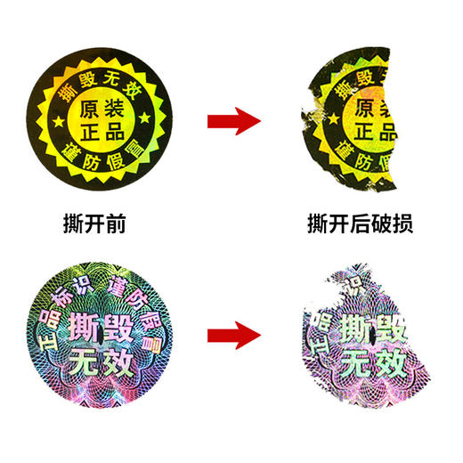 【DZ】（公交IC卡专用）定制防伪镭射标1.5*1.5厘米 圆形10枚 工期：7天 起订量：5000 商品图1