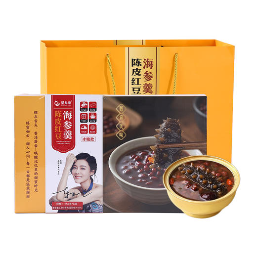 星龙港陈皮红豆海参羹冰糖款258g*6碗 商品图0