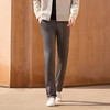 半身缘男裤 秋季简约舒适精梳棉面料休闲裤253201M10330067 商品缩略图0