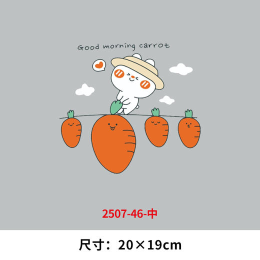 卡通动物小兔子系列烫画印花贴新款衣服DIY装饰熨斗烫画 商品图8