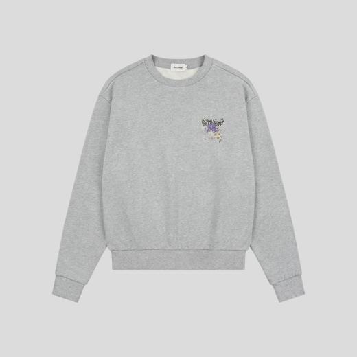 GOODBAI 花朵logo印花圆领卫衣 商品图1