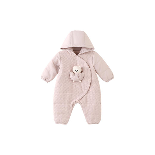 【商场同款】英氏婴儿爬服连帽三防冬季女宝宝保暖防寒舒适新款 商品图4