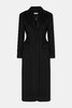 LA PISCINE SCULPTED  COAT黑色收腰大衣 商品缩略图0