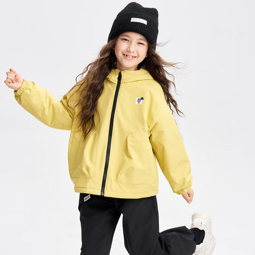 笛莎Deesha 2025冬季新款男女童户外工装风加厚外套 商品图2