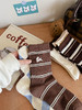 4双装！2025秋款女可爱袜刺绣狗经典美拉德色系 61%精梳棉 袜头无骨不硌脚 商品缩略图3
