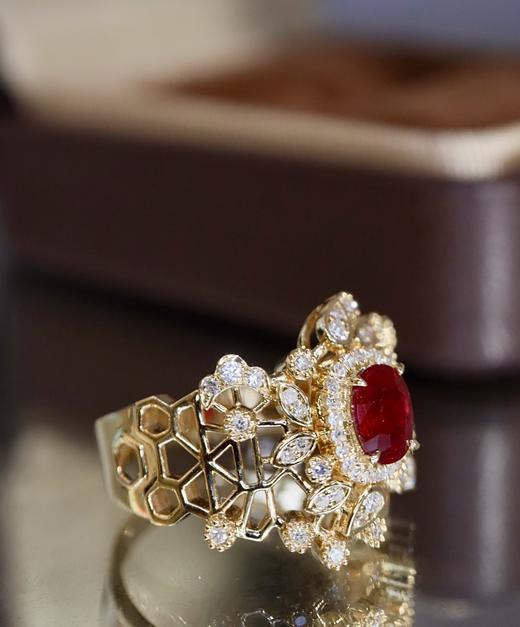 0.78ct刻面红宝石戒指 商品图5