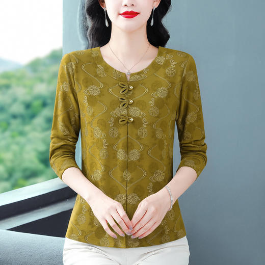 KQL 国风妈妈针织小衫时尚小衫 商品图0