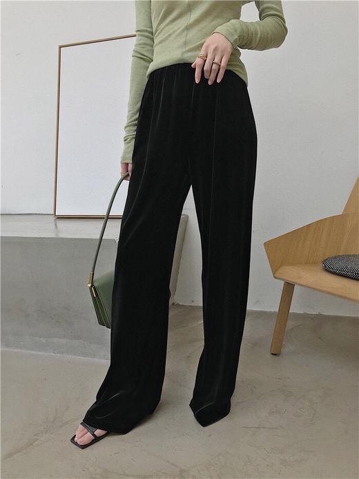 SRD101#14色丝绒裤 商品图3