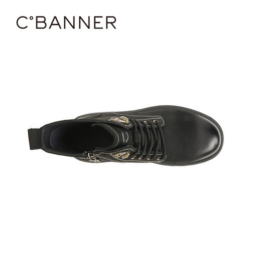 千百度冬季宽容友好 舒适不挤脚男时尚休闲鞋A25510905 商品图2