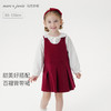 马克珍妮女童甜美舒适百褶背带裙2025年秋冬新款551652 商品缩略图0