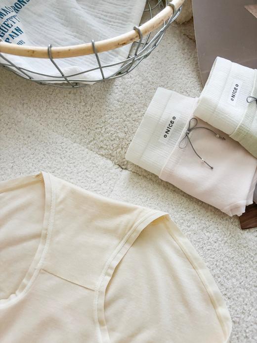 女士高腰收腹撞色时尚无缝三角莫代尔内裤8810 商品图8