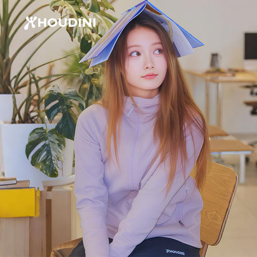 HOUDINI胡丁尼 首发·亚洲版高阶魔术大师25秋新女连帽抓绒衣外套 830018 商品图11