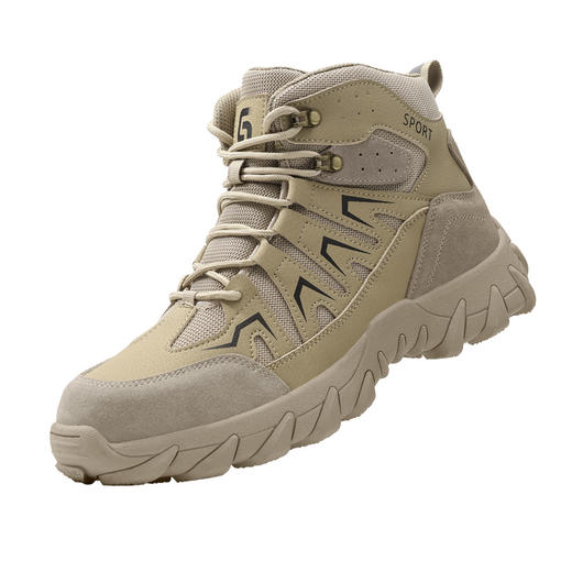 新款劳保鞋防砸防刺穿橡胶底耐磨高帮四季款 商品图5