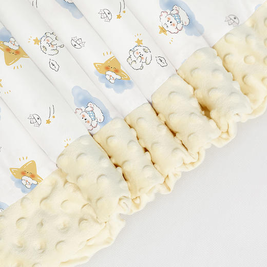 贝彤豆豆被星云小狗款Cb2532黄色/极地企鹅款Cb2532灰色120*150cm 商品图7