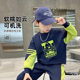 贝田2025新款春秋款男童卫衣秋季儿童早秋酷帅男孩秋天中大童上衣